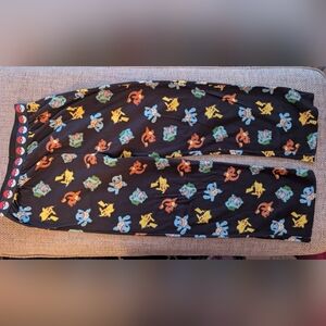 Pokemon Black Pajama Bottoms for Kids
